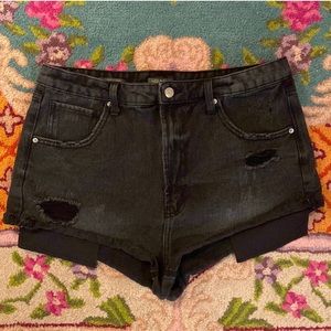 Wild fable highest rise cheeky shorts in black